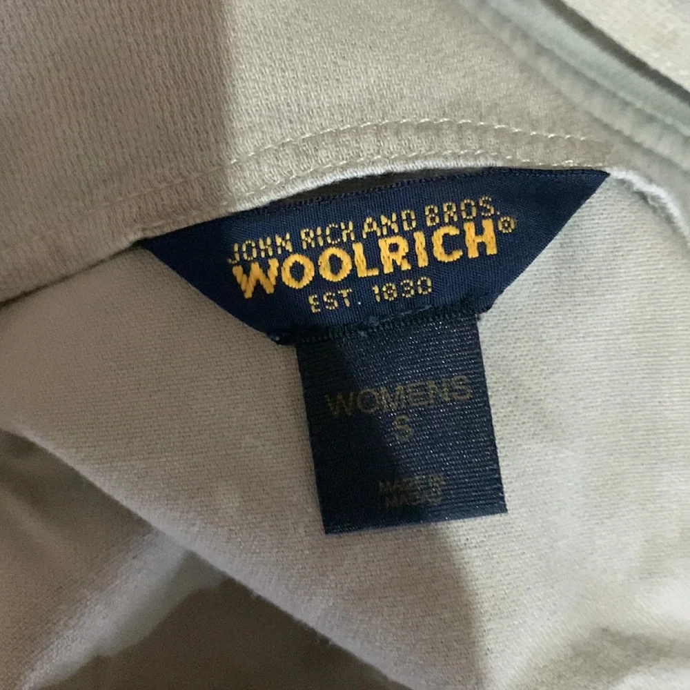 Woolrich khaki overall long dress  cottagecore 100% cotton - Picture 7 of 8